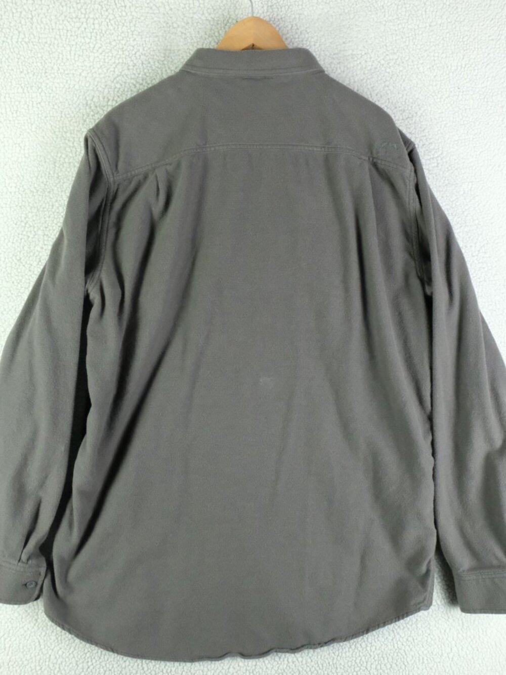 Kuiu Flannel Shirt Mens Extra Large Tall Gray Green Button Up Cotton Wool - Picture 3 of 10